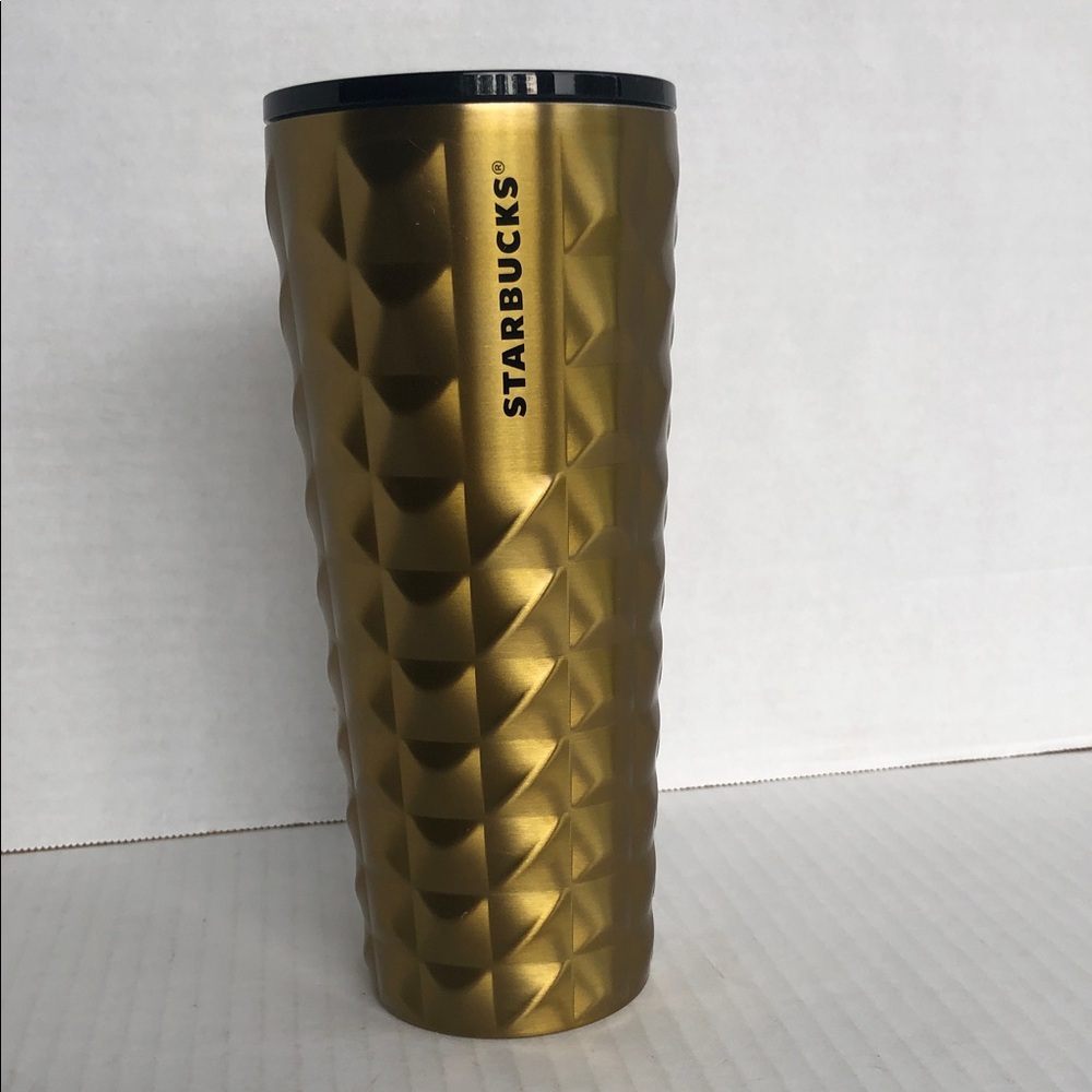 Starbucks 2024 Metallic Gold Holiday 24 oz. Stainless Steel Tumbler